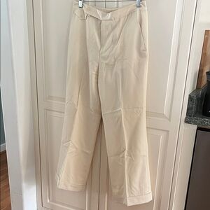 Elegant woman’s   Beige Dress Pants wool